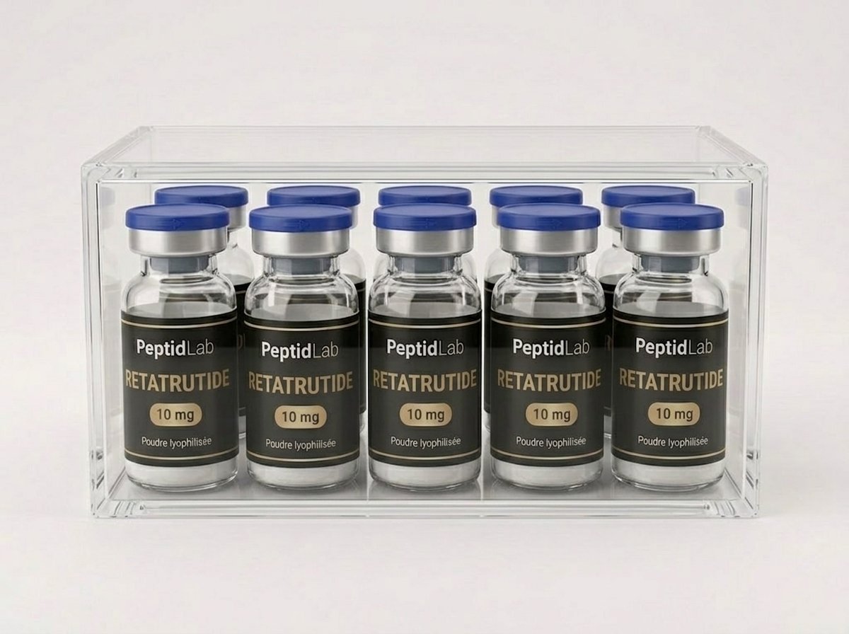 Boîte de 10 fioles GLP-Triple (Reta · R3 · GLP-3) 10 mg